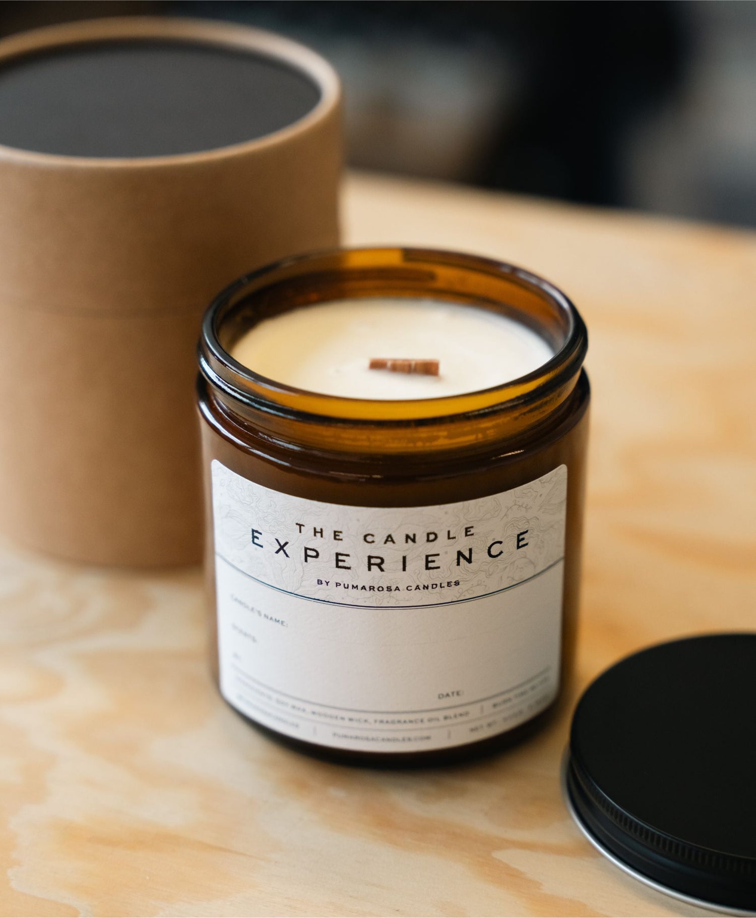 The Candle Making Experience by Pumarosa, a hands-on workshop where participants create their own personalized soy candles, perfect for crafting enthusiasts and unique gifts.